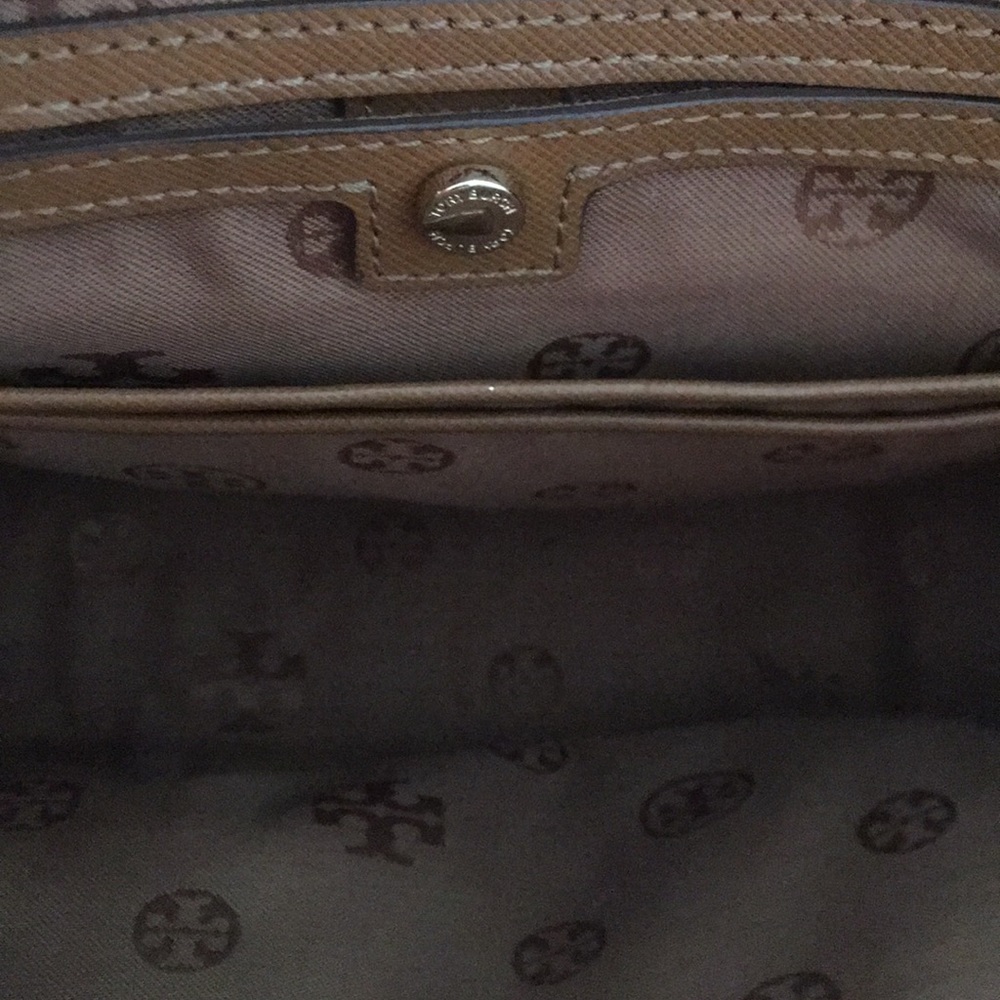 Authentic Tory Burch handbag/Crossbody-Camel Color - Picture 4 of 15